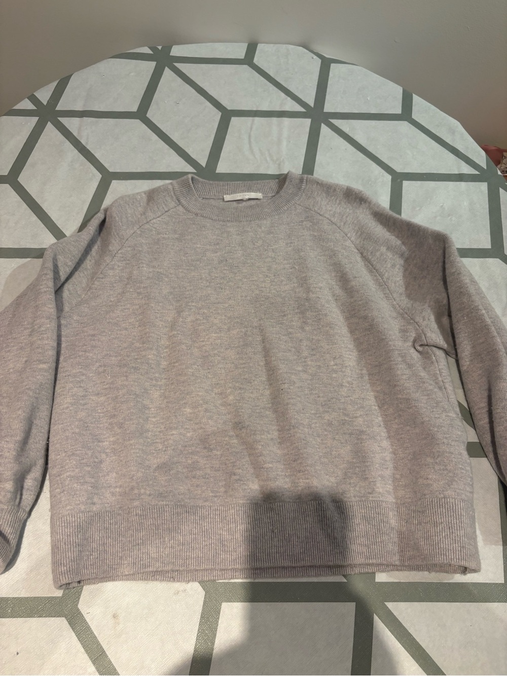 Boss Gray Ribbed Neck Pullover - Picture 2 of 4